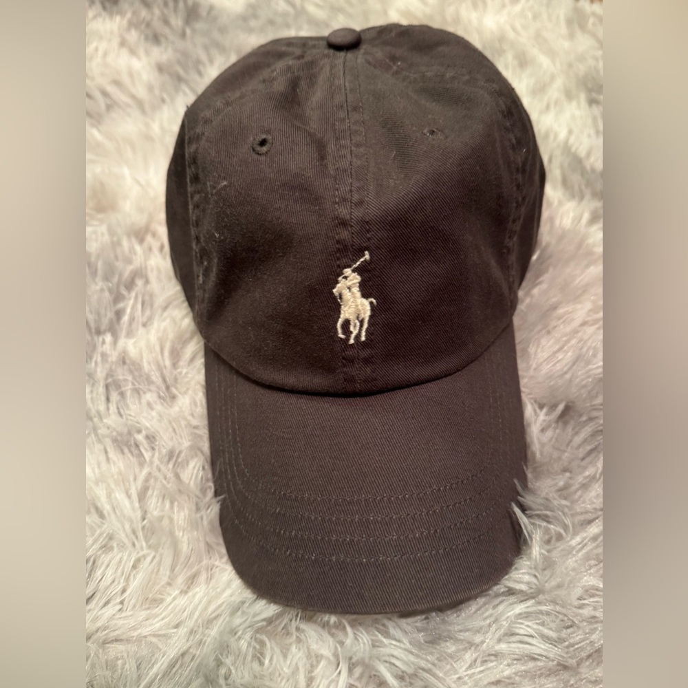 Dark Grey Ralph Lauren Hat